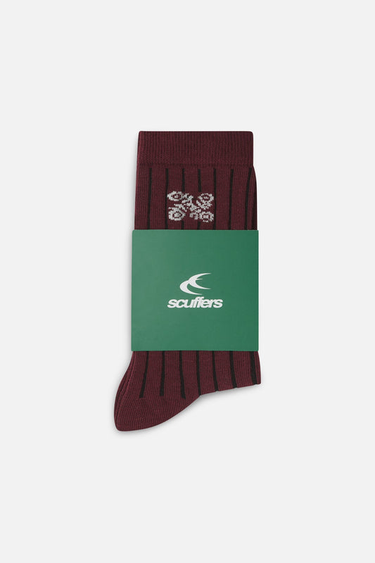 Pollen Burgundy Socks